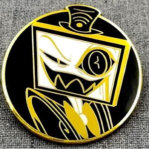 Hazbin Hotel Vox Gold Enamel Pin
